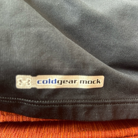 Under Armour Mock Pullover Base Layer Black Fitted Women’s Size L - Picture 3 of 5